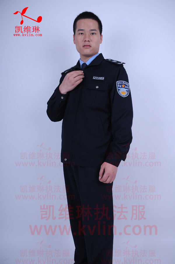 农业部定点服装男士春秋执勤标志服